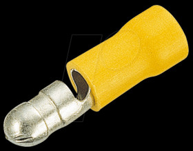 Round plug, 2.5 - 6.0 mm², yellow