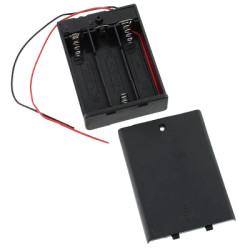 Uchwyt AAA x3 Pokrywka +wyłącznik