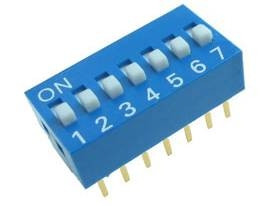 Przełącznik dip switch 7 polowy