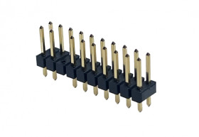 Wtyk goldpin 2x10 prosty z pustym polem (2.54mm)