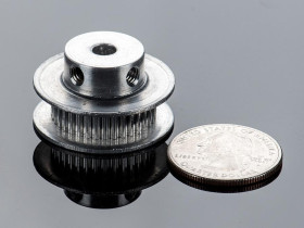 Adafruit Aluminum GT2 Timing Pulley - 6mm Belt - 36 Tooth - 5mm Bore