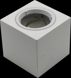 3666 Fitting GU10, square, white