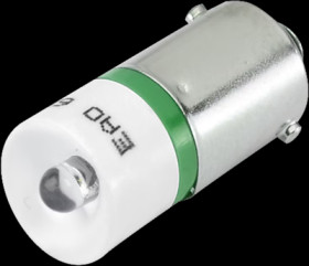 LED lamp, BA9s, 130 V (AC), green, 10-2H24.2055