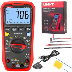 Miernik uniwersalny z pomiarem True RMS automatyczny multimetr cyfrowy z wyświetlaczem LCD UNI-T UT161D