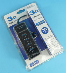 HUB USB-C-&gt;4XUSB 3.0 1-&gt;4 5Gb ROZGAŁĘŹNI