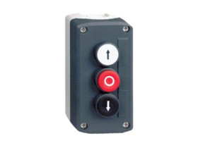 Stacja sterująca ciemnoszara biały/czerwony/czarny przycisk fi22 XALD324E SCHNEIDER ELECTRIC