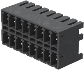 Wtyk PCB 6-pinowe raster: 3.81mm 2-rzędowe Weidmuller Przewlekany 17.5A 320.0 V.