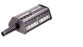 Złącza XLR 3 -pinowe Montaż na panelu XLR Żeński Czarny