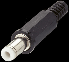 10502 DC power plug, straight, Øi = 1.7 mm, Øa = 4.75 mm, JS