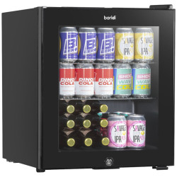 Baridi DH12 Mini Tabletop Beer &amp; Drinks Fridge 50L Capacity Black