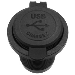 Ładowarka USB 12-24V 4.2A BLUE +wyłącznik TOUCH montażowa