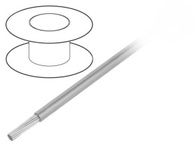 7053-SL005 Przewód na rolce 30,5m linka Cu 26AWG PVC ciemnoszary 150V