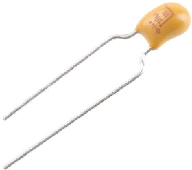 Kondensator tantalowy 10μF 10V dc THT ±20