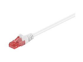 Kabel Patchcord CAT 6 U/UTP RJ45/RJ45 0.50m biały