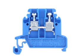 Złączka szynowa 2-przewodowa 4 mm2 niebieski ZG-G4 A11-8206