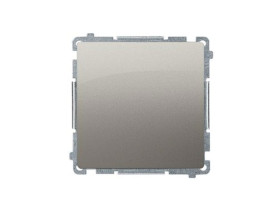 SIMON BASIC Wyłącznik zwierny przycisk bez piktogramu (moduł) 10AX 250V szybkozłącza satynowy BMP1.01/29 KONTAKT SIMON