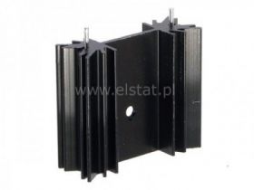 Radiator 30 x 35 x 12mm czerniony