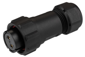 Złącze wielostykowe przemysłowe 2-pinowe Montaż na kablu Wtyczka RS PRO