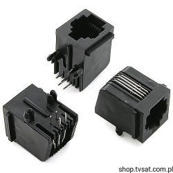 520250-2 Jack RJ-11 Connector SMD AMP