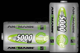 5030922 ANSMANN 2x 5000 mAh, NiMh, Mono D