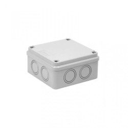 Puszka hermetyczna natynkowa IP65 jasnoszara 108x108x56mm PH-1A.2 28.12