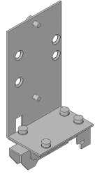 Zestaw wsporników S82Y-FSC015DIN, Omron S82Y