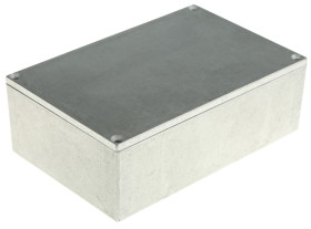 Obudowa Aluminium odlewane szerokość zew. 95 mm długość zew. 145 mm wys. zew. 49 mm Hammond IP54 Naturalny