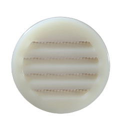 Kratka wentylacyjna, ClimaSys, Biały, Poliamid 6, 55.8 Dia. x 12.8mm