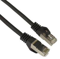 Patchcord SSTP (PiMF) kat.6a 1.5m (czarny)