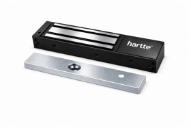 Czarna zwora Hartte MG280SR-BK, 280kg z monitoringiem i sygnalizacją LED
