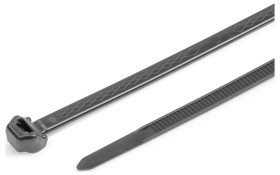 Opaska kablowa HellermannTyton S50ROS-PP-BK 118-00272, 200 mm, polypropolen (PP), 100 szt.