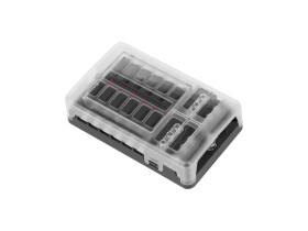 Skrzynka bezpieczników FB-12 z szyną ujemną i LED