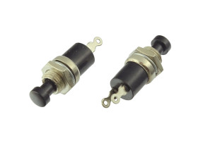 Przełącznik przyciskany PBS-10B czarny OFF-(ON)