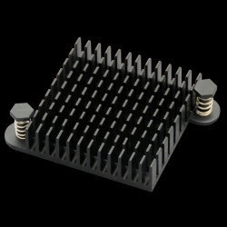 SL-HEATSINK-35x35x10-A Ekstrudowany, aluminiowy radiator do komputera SLC5 (TitanSBC-8Mmini)