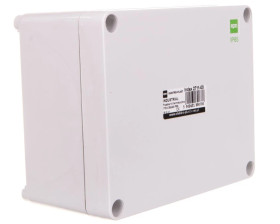 INDUSTRIAL Puszka hermetyczna n/t 170x135x85mm IP65 szara 2711-00