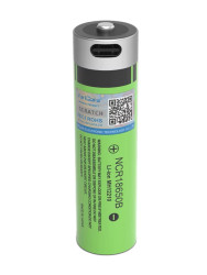 Akumulator Li-ion NCR18650B 3.6V 3400mAh z gniazdem USB typ C