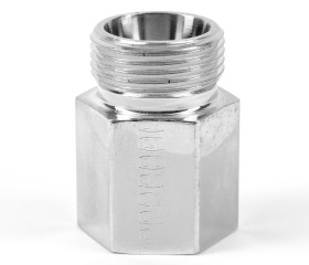 Złączka hydrauliczna, Złacze A: Stożek męski 24° DIN, Złacze B: BSPP żeński, Stal, 315bar