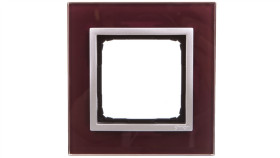 Simon 54 Nature Ramka Pojedyncza Szkło Kusząca Śliwka Drn1/89