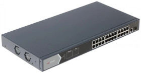 Switch PoE 24-portowy 1Gbps + SFP (niezarządzalny) DS-3E0526P-E