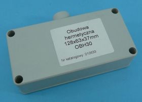 OBH-30 OBUDOWA HERMET.128x63x37mm