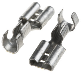 Konektor płaski Żeński 6.35 x 0.81mm długość 0.813cal Izolacja: Nieizolowane Cyna