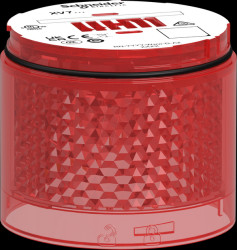 XVB7C64 Light element, modular, 70 mm, red, 24 V ACDC, strobe light, 2J