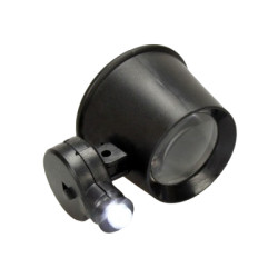 Lupa zegarmistrzowska do oka z podświetleniem LED.