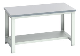 Stół warsztatowy szer. 900mm maks. obciążenie: 450kg Podstawowy stoł Blacha stalowa dł. 1500mm wys. 840mm