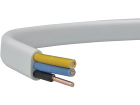 Przewód prądowy YDYp 450/750V 3x2,5 płaski drut Mercor /25m/