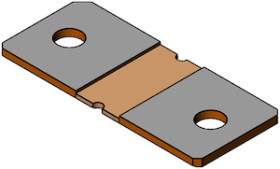 WSBS8536...14 Power Metal Strip&#174; Battery Shunt Resistor Very Low Value (25 &#181;&#937;, 50 &#181;&#937;, 100 &#181;&#937;,