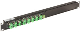 Gniazdo dystrybucyjne 8x BNC video 8x DC zasilanie AHD 8Mpx, HD-CVI 8Mpx, HD-TVI 8Mpx, CVBS Rack 19” G-8/R19-UHD