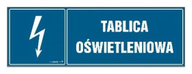 ZNAK - HH052 Tablica oświetleniowa 15 x 5 cm FN - Folia samoprzylepna