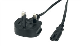 Przewód Zasilający Wielka Brytania Ac-Uk Iec C7 - Posac-C7uk50bk Czarny 5M