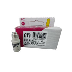 Wkładka topikowa ETI porcelana D02 25A/400V 002212002
